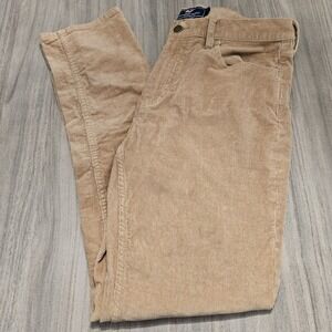 Vineyard Vines Corduroy Pants Mens 34x32 Brown Cotton Five Pocket Preppy Golf